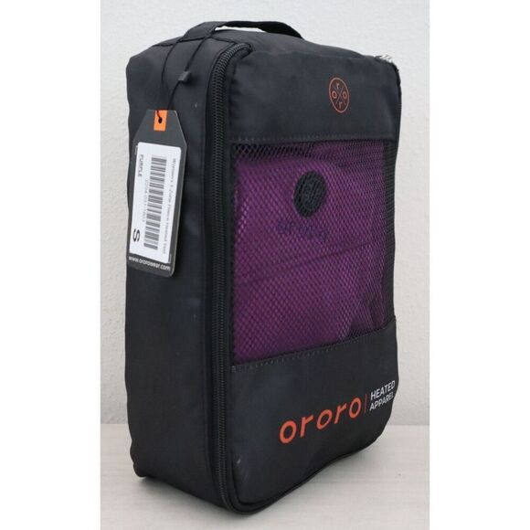 Ororo Women's Sz Small Purple 3-Zone Fleece Heated Vest w/Battery - Picture 6 of 11